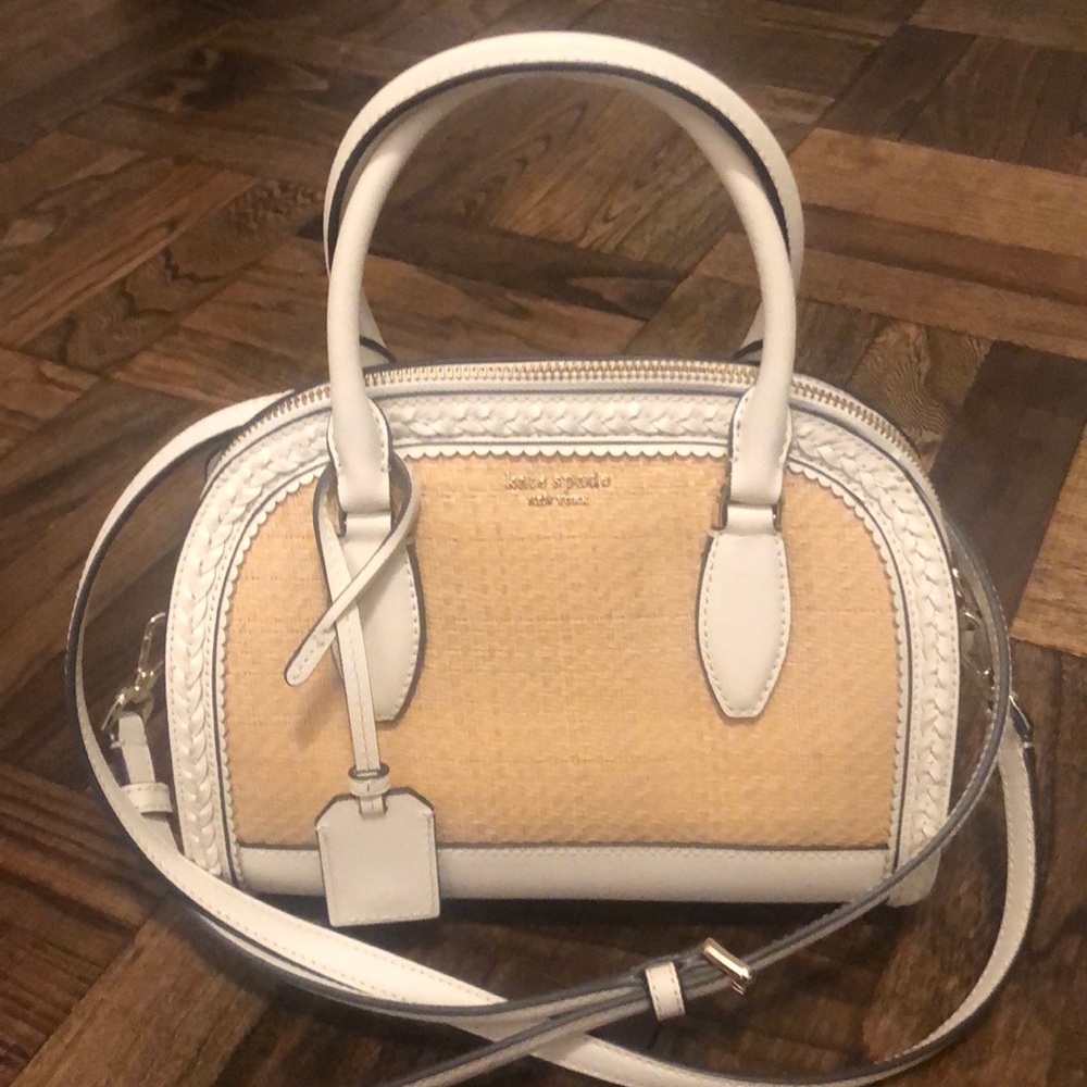 Kate Spade medium dome satchel brghtwhite (114).